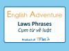 English Adventure - LAWS PHRASES