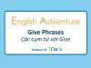 English Adventure - "GIVE" PHRASES